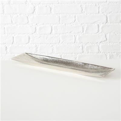 2Li Gümüş Dikdörtgen Dekoratif Kase 3Cm-4Cm Seti