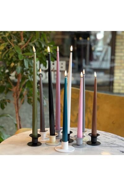 2Li Kum Rengi Led Mum 2Li 28 Cm - De Rf-K-0031