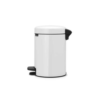 3 Lt Newıcon Beyaz Çöp Kutusu