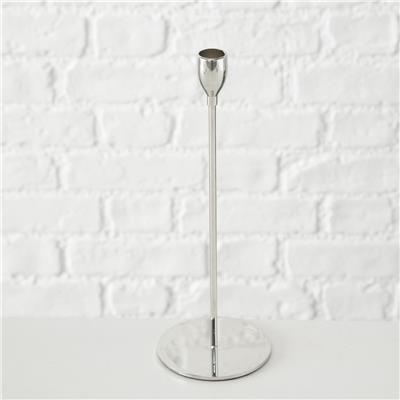 3Lü Gümüş Yuvarlak Mumluk 23Cm-28Cm-33Cm Seti