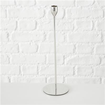 3Lü Gümüş Yuvarlak Mumluk 23Cm-28Cm-33Cm Seti