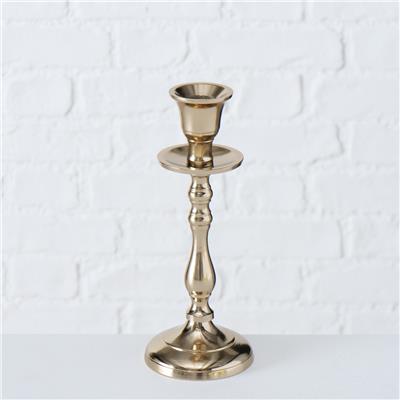 3Lü Şampanya Renk Yuvarlak Mumluk 15Cm-19Cm-23Cm Seti