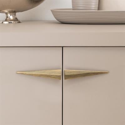 4170 Modern Kulp  Antik Renk Yarım Tek Adet 32 mm