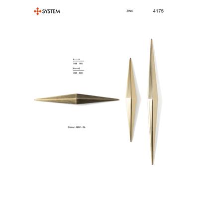 4175 Modern Kulp Gold Renk