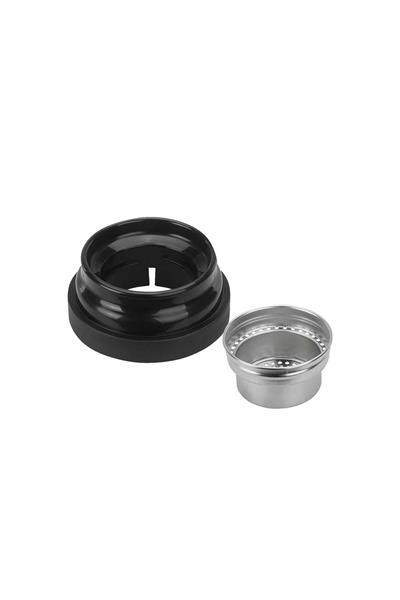 420 Ml Süzgeçli Termos Matara Siyah 395005120