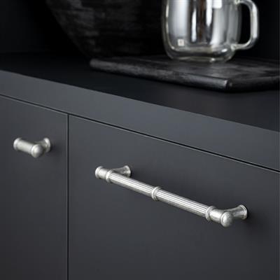 4227 Klasik Kulp Antik Gümüş Renk