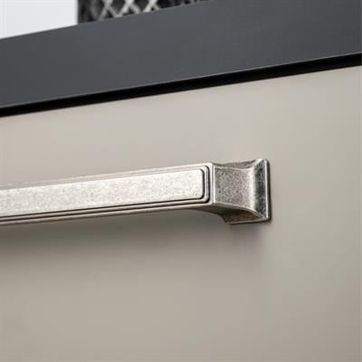 4235 Klasik Kulp Antik Gümüş Renk