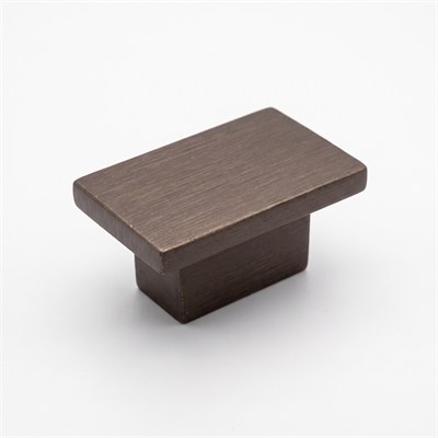 4335 Çift Delikli Kulp Koyu Bronz Saten Renk Çap 44x27 mm 