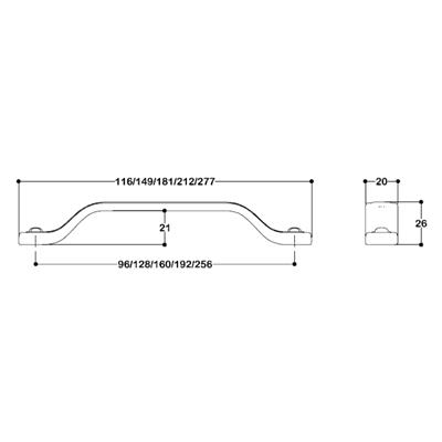 4584 Modern Kulp 160 Mm Antik Renk