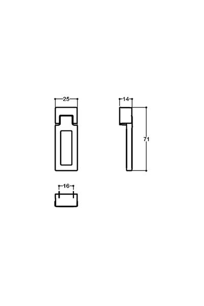 4634 Sallantılı Kulp Altın Renk Çap 24 Mm 