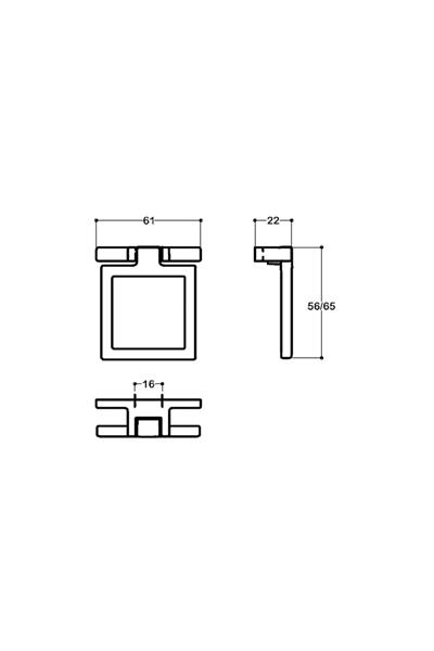 4637 Sallantılı Kulp Krom Renk Çap 47 Mm  