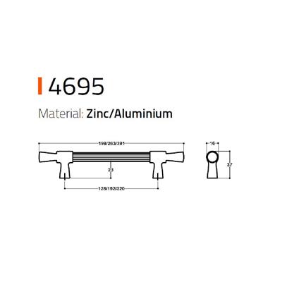 4695 Klasik Kulp Antik Renk