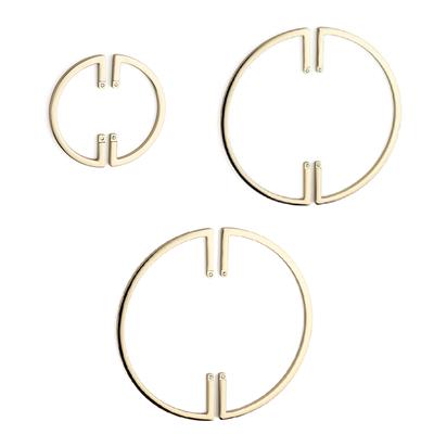 4700 Alt Taban Kulp Yarım Tek Adet - Altın Renk