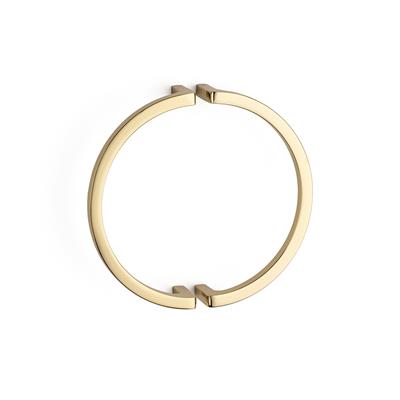 4701 Modern Kulp Yarım Tek Adet - Altın Renk