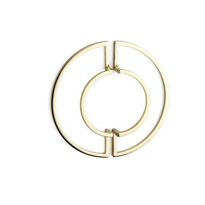 4701 Modern Kulp Yarım Tek Adet - Altın Renk