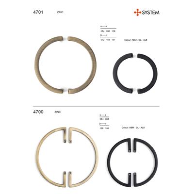 4701 Modern Kulp Yarım Tek Adet - Antik Renk