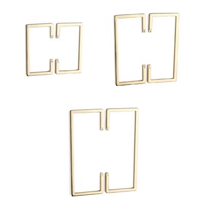 4703 Alt Taban Kulp Yarım Tek Adet - Altın Renk