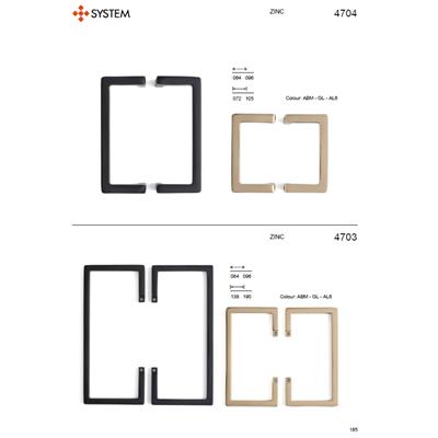 4704 Modern Kulp Yarım Tek Adet - Siyah Renk