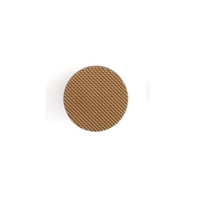 4722 Tek Delikli Tırtıklı Zamak Düğme Kulp Şampanya Saten Renk Çap: 38 mm