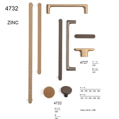 4732 Modern Tırtıklı Kulp Şampanya Saten Renk