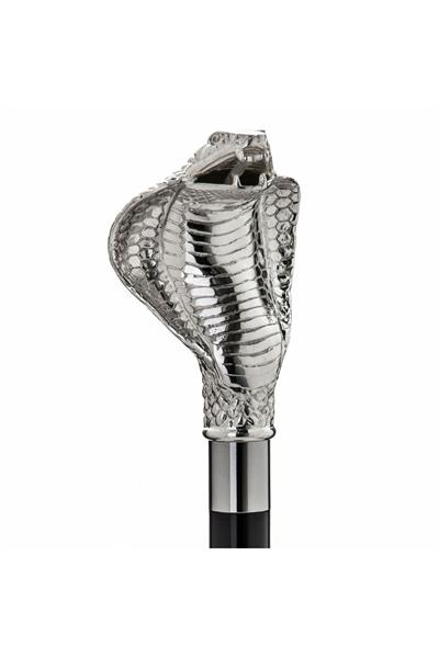 Cobra Siyah Çizgili Unisex Otomatik Şemsiye 95 cm