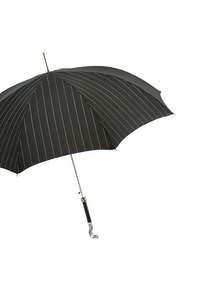 Cobra Siyah Çizgili Unisex Otomatik Şemsiye 95 cm