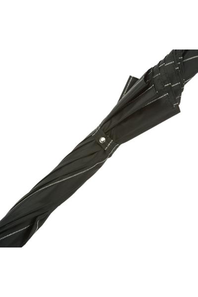 Cobra Siyah Çizgili Unisex Otomatik Şemsiye 95 cm