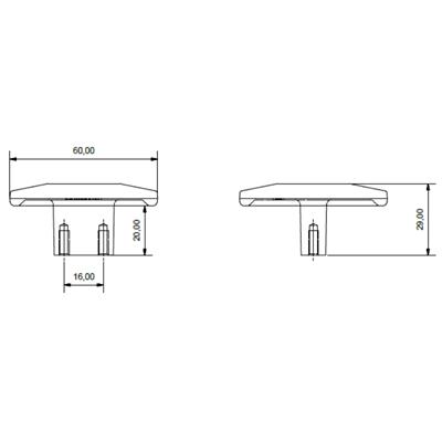 4815 Harmonique Kulp Siyah Renk 16 mm