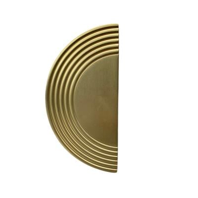 4822 Harmonique Kulp Altın Saten Renk Tek Adet Yarım