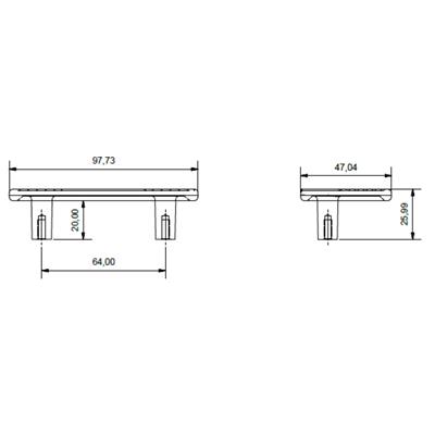 4822 Harmonique Kulp Antik Renk Tek Adet Yarım
