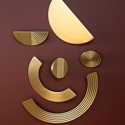 4823 Harmonique Kulp Altın Saten Renk 16 mm