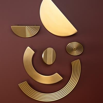 4824 Harmonique Kulp Altın Saten Renk 16 mm