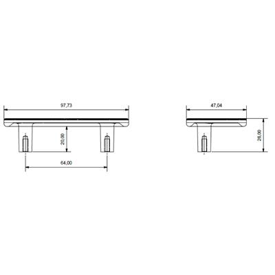 4828 Harmonique Kulp Antik Renk Tek Adet Yarım