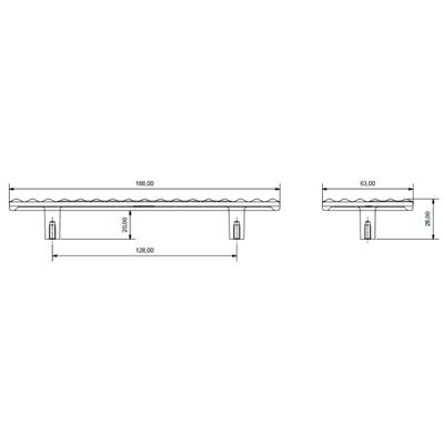 4836 Harmonique Kulp Antik Renk Tek Adet Yarım