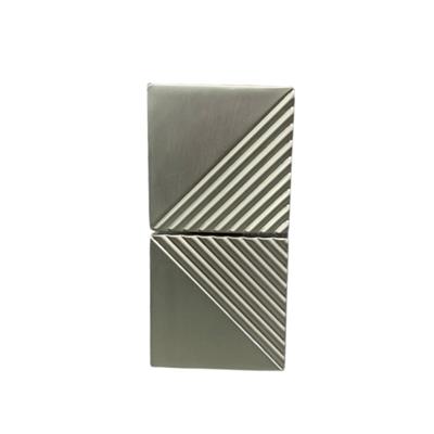 4855 Harmonique 2li Set Kulp Nikel Saten Mat Renk 16 mm