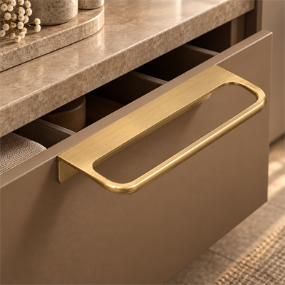 4867 Modern Kulp Altın Saten Renk