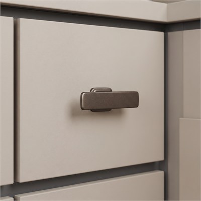 4870 Çift Delikli Kulp Koyu Bronz Renk