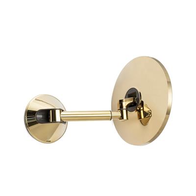 5 X Gold Duvara Monte Büyüteçli Makyaj Aynası Gold 400x135x230 mm