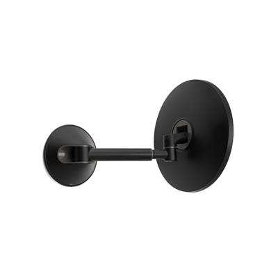 5 X Siyah Duvara Monte Büyüteçli Makyaj Aynası Siyah 400x135x230 mm