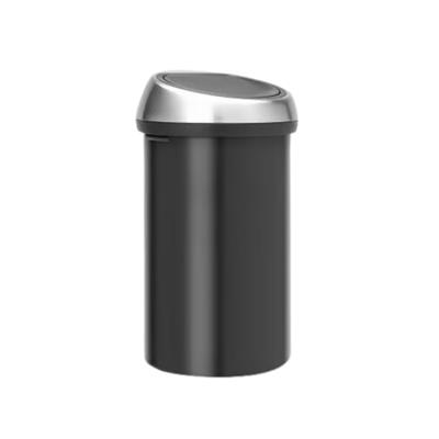 60 L Matt Black Dokunmatık Çöp Kutusu