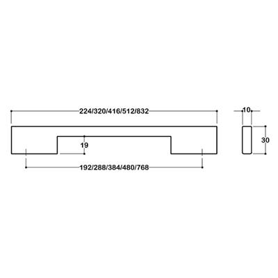7327 Modern Kulp Krom Renk