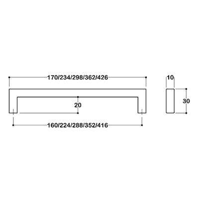 7341 Modern Kulp Mat Altın Renk