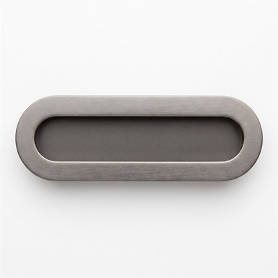 7471 Kalaylı Siyah Saten Renk Gömme Kulp 128 mm