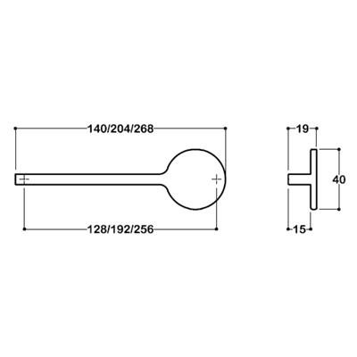 8301 Modern Kulp Altın Renk