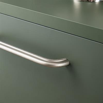 8315 Modern Oval Kulp Nikel Saten Renk