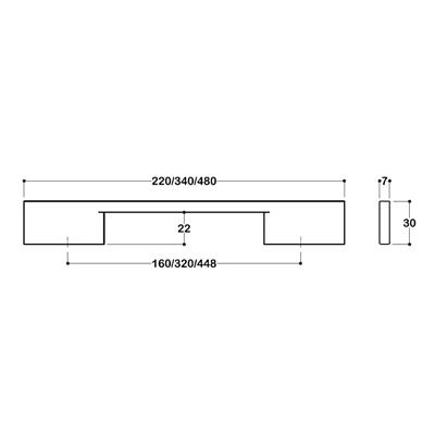 8570 Modern Kulp Mat Altın Renk