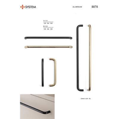 8878 Modern Kulp Siyah Renk