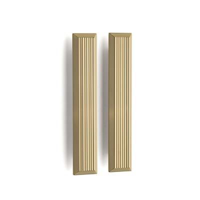 9012 Line-Çizgili Kulp Altın Renk Tek Adet