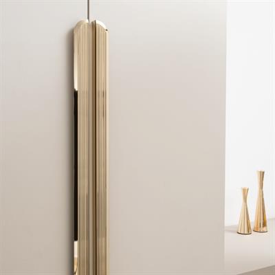 9064  Line-Çizgili Kulp Altın Renk Tek Adet