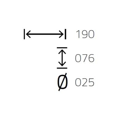 9235 Çekme Kol  Saten Renk 19 Cm